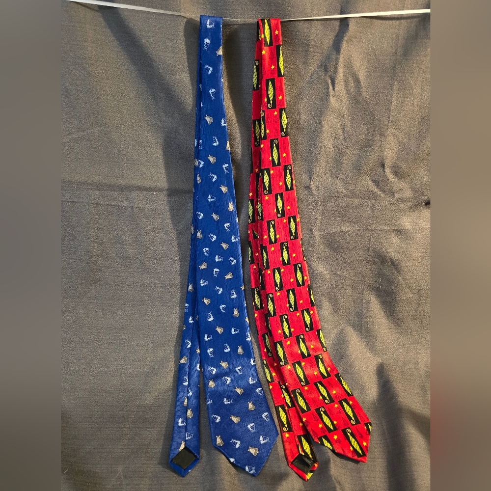 2 mens Ties In Disguise ties